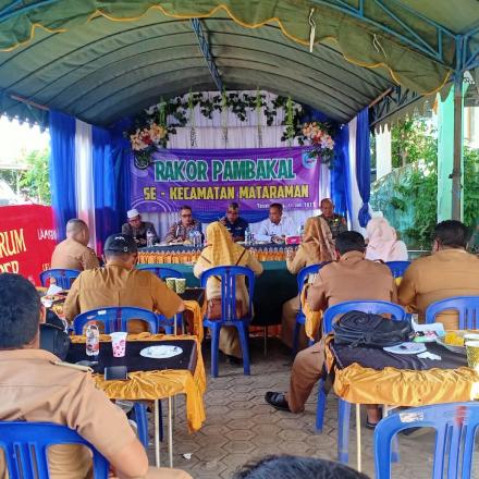 Pambakal Desa Surian Mengikuti Rapat Koordinasi Pambakal Sekecamatan Mataraman